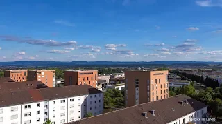 4K | Weitblick über die Filder am Flughafen Stuttgart - Impressionen September 2018