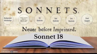 Sonnet 18 Poetry Analysis