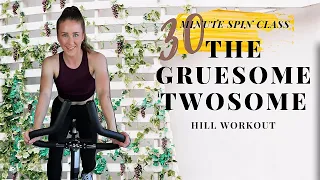 30 MINUTE SPIN CLASS: THE GRUESOME TWOSOME | INDOOR CYCLING WORKOUT
