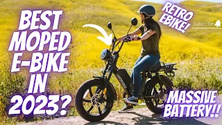 5 Best Moped Style Electric Bikes 2023: Top Moped Retro E Bike!