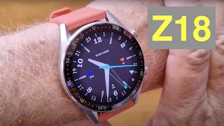 Bakeey Z18 BT5 Calling 4GB Music Storage AMOLED Alwayson Screen IP67 Smartwatch: Unboxing & 1st Look