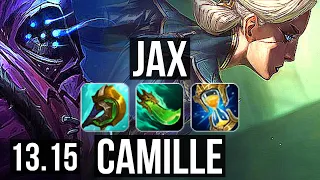 JAX vs CAMILLE (TOP) | Rank 5 Jax, 9/2/10, Godlike, Rank 17 | EUW Challenger | 13.15
