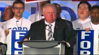 Mayor Rob Ford Launches Re-election Campaign