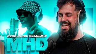 EL BIZA ME BLOQUEO | REACCION a MHD || BZRP Music Sessions #44