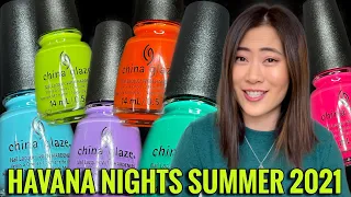 China Glaze Summer 2021 Havana Nights Collection // Live Swatch & Review