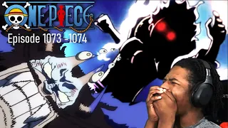 HE REALLY IS GOD!!!!!  Gear 5 Luffy vs Kiado  | One Piece Episode 1073 - 1074 Reaction