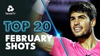 Top 20 Best ATP Tennis Shots | February 2023