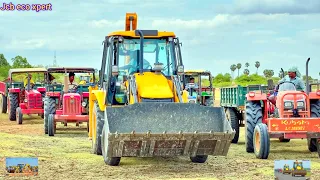 accident Tractor 285 Running without driver/jcb dumper tractor video