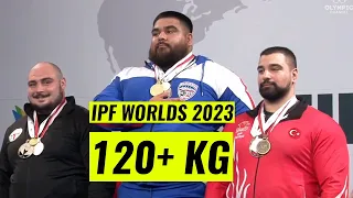 120+ kg at IPF WORLDS 2023 / OLIVARES vs SAMKHARADZE vs KOCAK