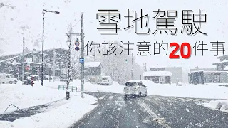 深入剖析雪地駕駛，你該注意的20件事 |《後篇》上路考察 | Life