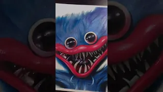 Drawing Huggy Wuggy of Poppy Playtime2! colorpencil drawing