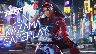 Tekken 8 JUN KAZAMA GAMEPLAY | TEKKEN 8 CNT