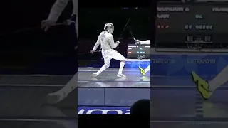 Powerful Attack Destroys Opponents Blade #fencing #shorts