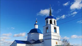 Село Новосолдатка, Репьёвский район, Воронежская область, съёмка 04.03.2021