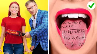 LES ÉLÈVES CONTRE LES PROFS : BATAILLE ÉPIQUE ! || Astuces Et Farces Pour L'école par 123 GO! GOLD