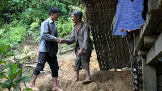 Looking for the Forest Man on the top of the mountain - Walking in the forest & Cooking