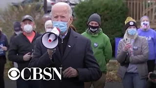 Both candidates close out their campaigns in crucial swing states