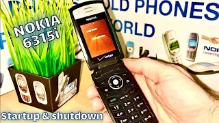 Nokia 6315i startup & shutdown - by Old Phones World