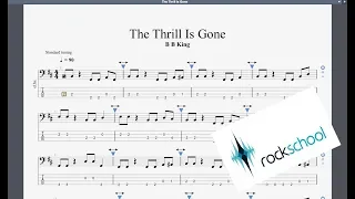 The Thrill Is Gone Rockschool Debut Grade Bass