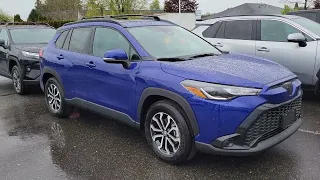 2024 Toyota Corolla Cross Hybrid SE in Blue Crush Metallic