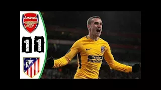 Arsenal vs Atletico Madrid 1-1 - Resumen - Highlights Extended (27 April 2018)