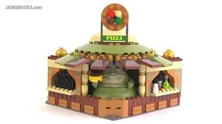 LEGO custom Hutt's Pizza parlor MOC