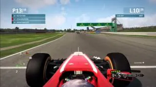 Trout sidepod touch incident Silverstone