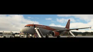 MSFS 2020 - Flight using ILS-Auto-Land - Mailand (LIMC) to Korsika (LFKF) | FlightSim