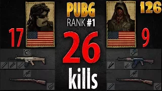 PUBG Rank 1 - DrDisRespect & vsnz 26 kills DUO FPP - PLAYERUNKNOWN'S BATTLEGROUNDS #126