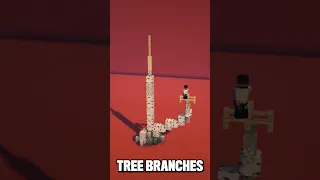 How to THINK when You Build Trees in Minecraft #SHORTS