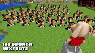 100 OBUNGA NEXTBOTS ARE CHASING US in Minecraft - Gameplay - Coffin Meme