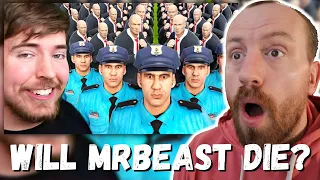 WILL MrBEAST DIE? MrBeast Gaming 100 Assassins vs 10 Real Cops! (FIRST REACTION!)