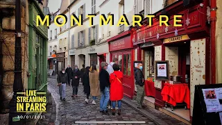 🇫🇷[BEST PLACE IN PARIS] “MONTMARTRE”LIVE STREAMING IN PARIS (EDIT VERSION) 30/01/2021