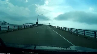 Driving Across the Chesapeake Bay Bridge-Tunnel