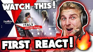 First Reaction To Måneskin - Zitti E Buoni - Italy 🇮🇹 - Grand Final - Eurovision 2021 (MUST WATCH!)