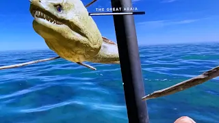 Stranded Deep How To Easily Beat The Great Abaia/Giant eel while taking no damage Ps4
