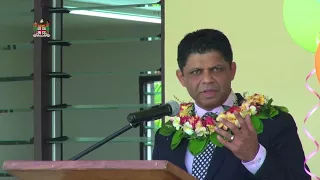 Fijian Attorney General and Minister for Education open new classrooms at Conua District School