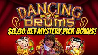 Big WIn? Dancing Drums Mystery Pick $8 80 Bet!