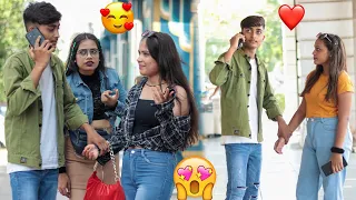 HOLDING STRANGERS HAND II OSM REACTION🥰 II ANKUSH PRANK