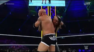Undertaker chokeslams Goldberg