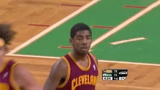 Kyrie Irving in his rookie season 23 Pts and game winner vs celtics 29.1.12 HD