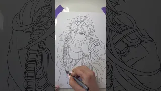 Sinbad Drawing #shorts #drawing #tutorial #drawingtutorial