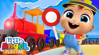 Choo Choo Train Song | Fun Sing Along Songs by Little Angel Playtime