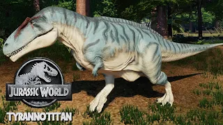 2 Tyrannotitan & 2 Giganotosaurus Breakout & Fight - JWE Mods (4K 60FPS)