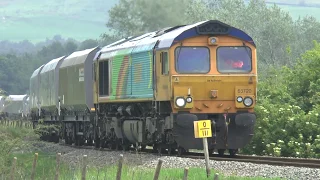 GBRf 66720 on Rylstone Branch line [ stone train ] June 2020