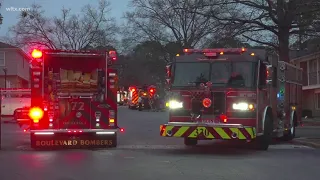 Apartment fire on Bush river road