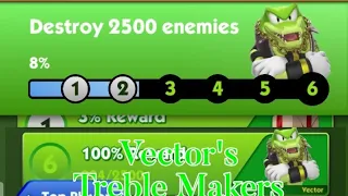 Sonic Dash 2 sonic boom vector's Treble Makers new event with special new character