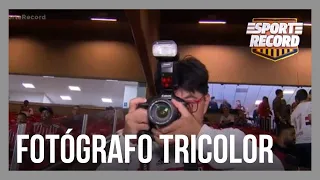 Fotógrafo são-paulino trabalha e torce nos jogos do time do coração