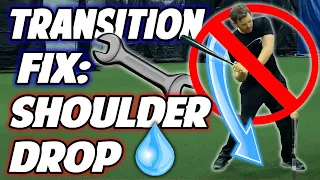 Dropping Back Shoulder in Transition Fix | Baseball Hitting Mechanics (Pro Speed Baseball)