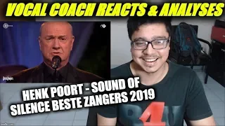 Vocal Coach reacts to Henk Poort - Sound of Silence Beste Zangers 2019